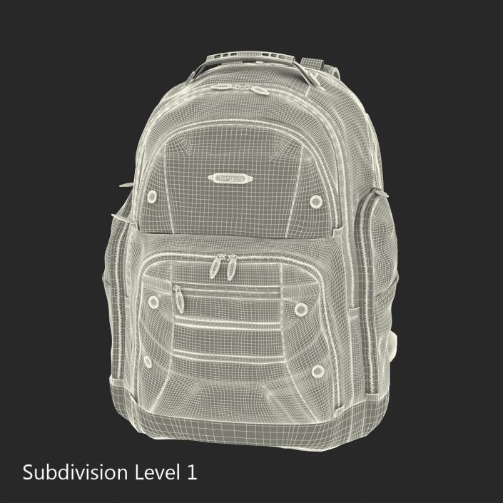 3D model Backpack 2 Blue