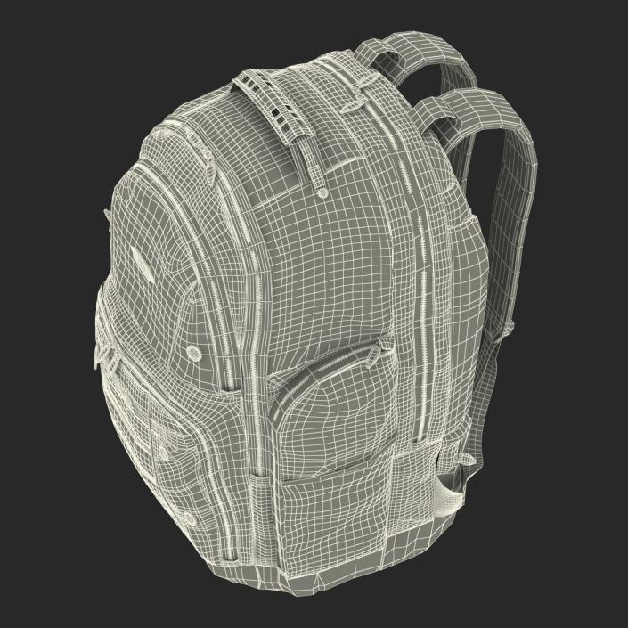 3D model Backpack 2 Blue