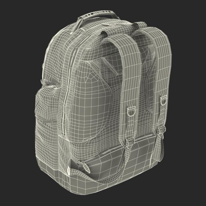 3D model Backpack 2 Blue