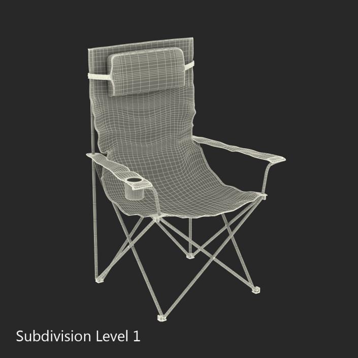 3D Camping Chair model