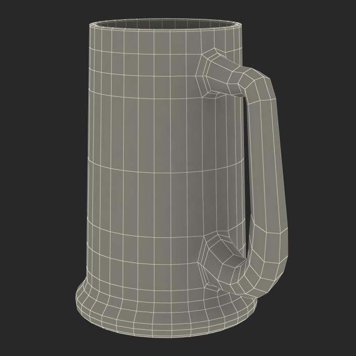 Empty Beer Mug 3D model