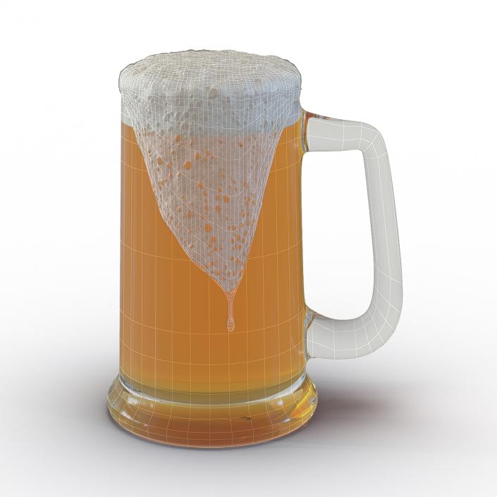 3D model Overflowing Beer Mug