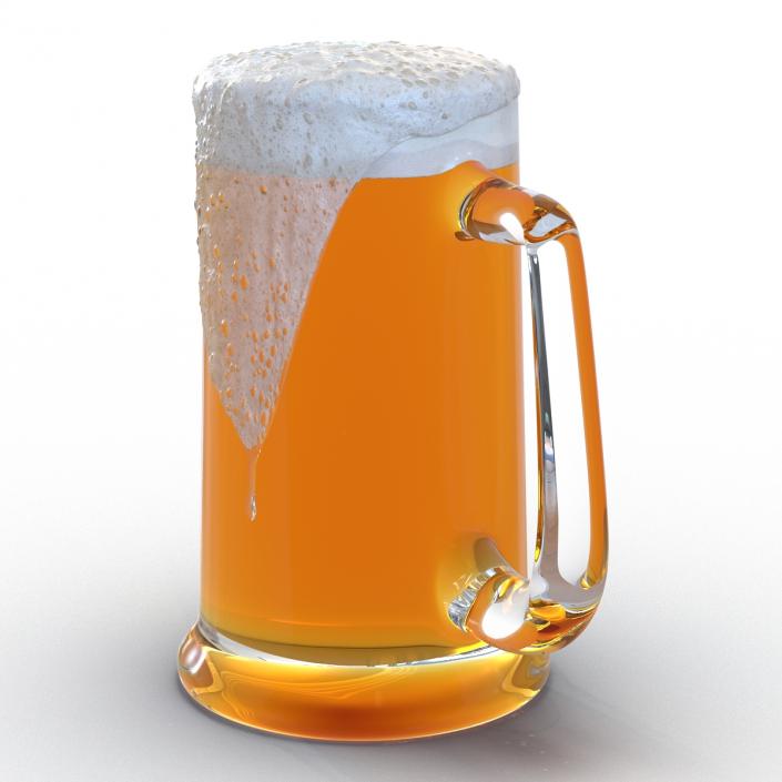 3D model Overflowing Beer Mug