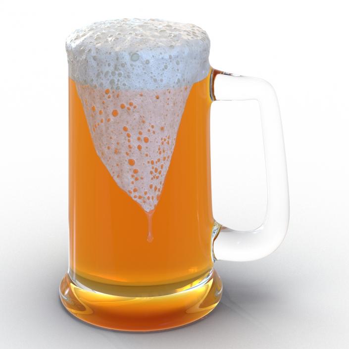 3D model Overflowing Beer Mug