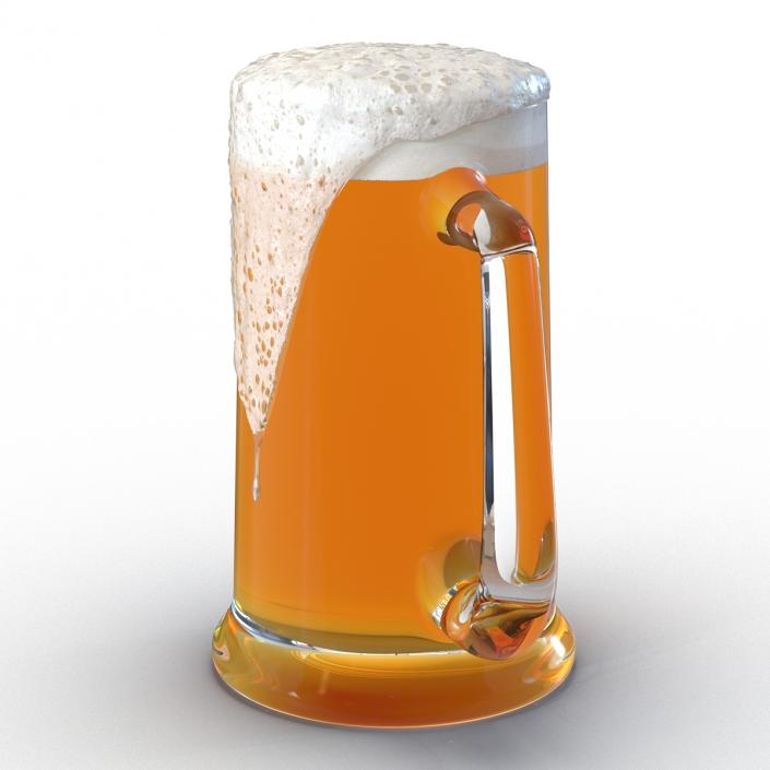 3D model Overflowing Beer Mug