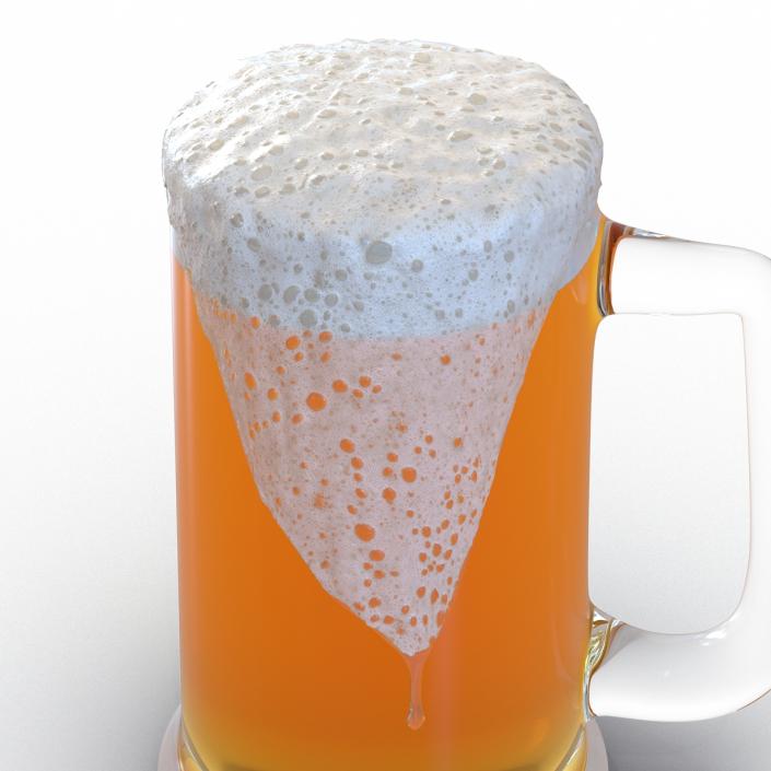 3D model Overflowing Beer Mug