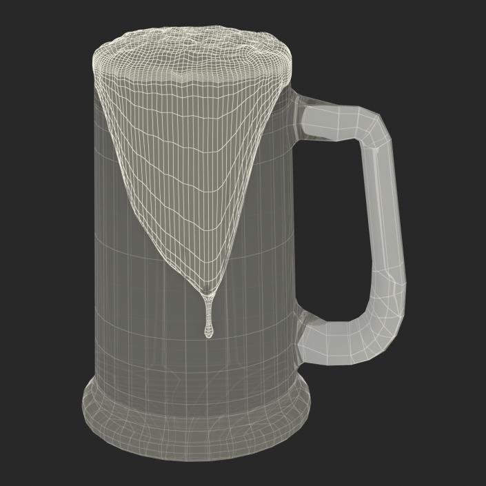 3D model Overflowing Beer Mug