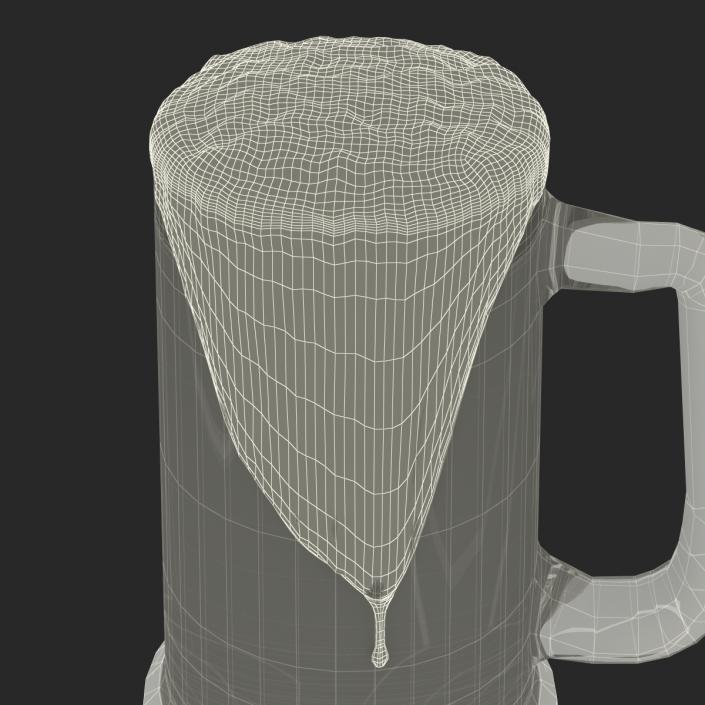 3D model Overflowing Beer Mug