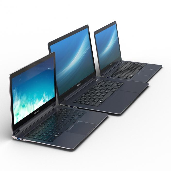 3D Samsung Laptops Collection