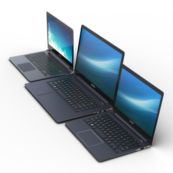 3D Samsung Laptops Collection