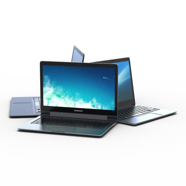 3D Samsung Laptops Collection