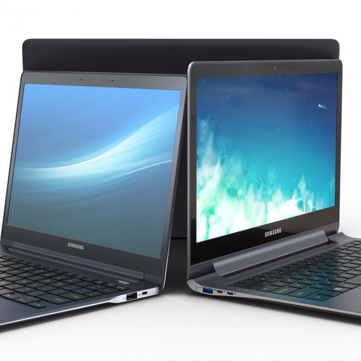 3D Samsung Laptops Collection