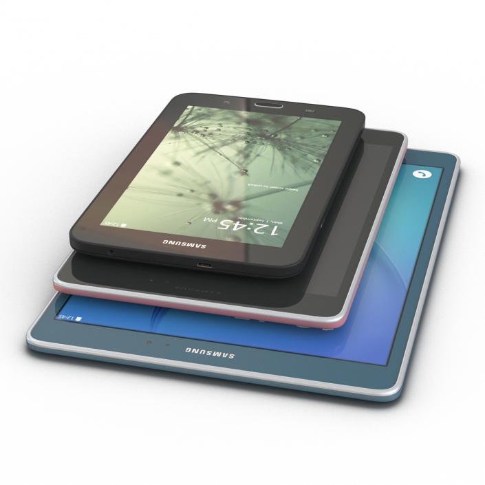 3D Samsung Tablets Collection