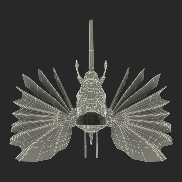 3D model Lionfish Rigged