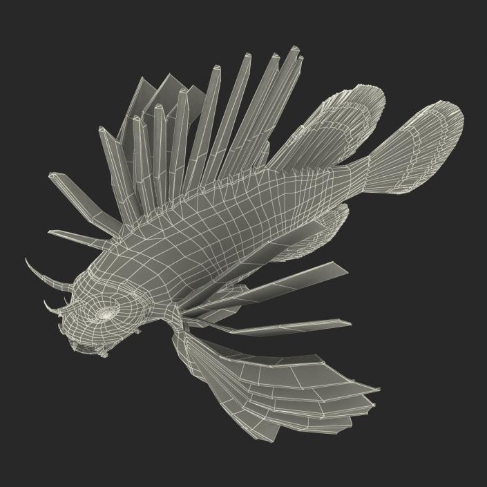 3D model Lionfish Rigged