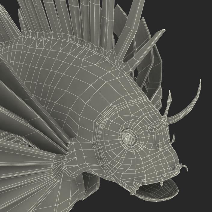 3D model Lionfish Rigged