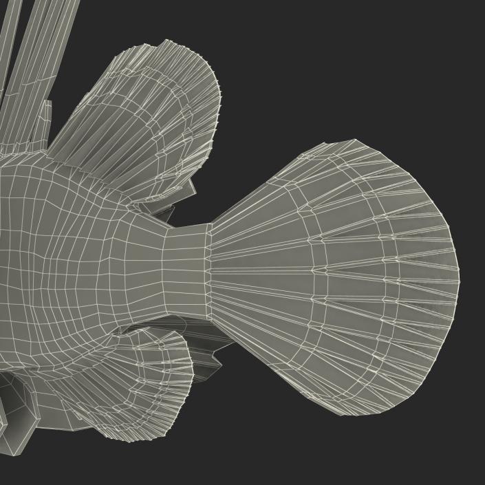 3D model Lionfish Rigged