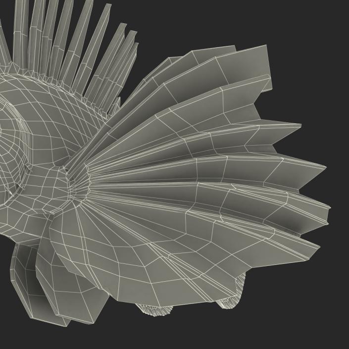 3D model Lionfish Rigged