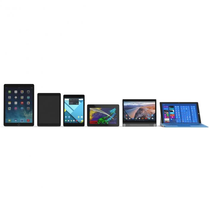 3D Tablets Collection model