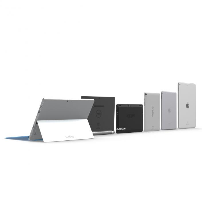 3D Tablets Collection model