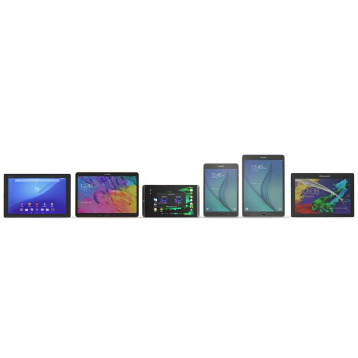 3D Tablets Collection model