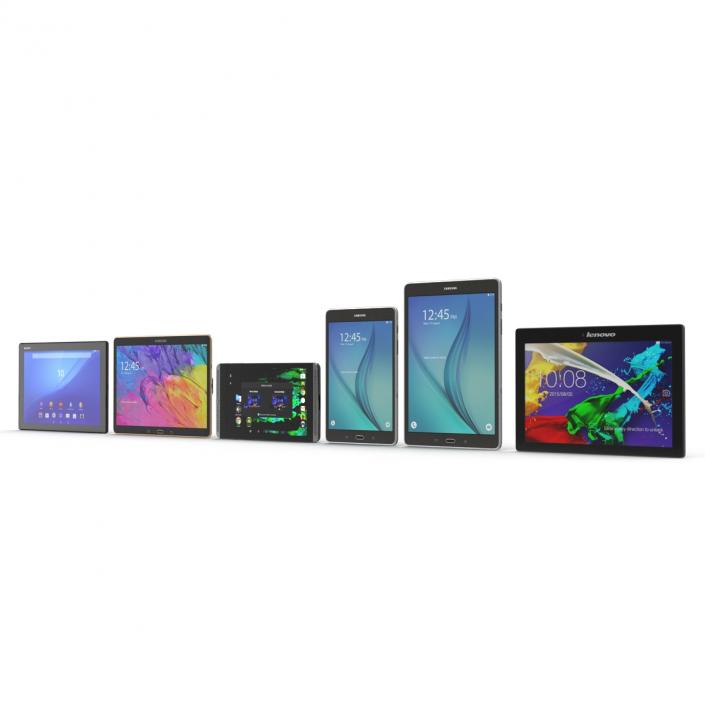 3D Tablets Collection model