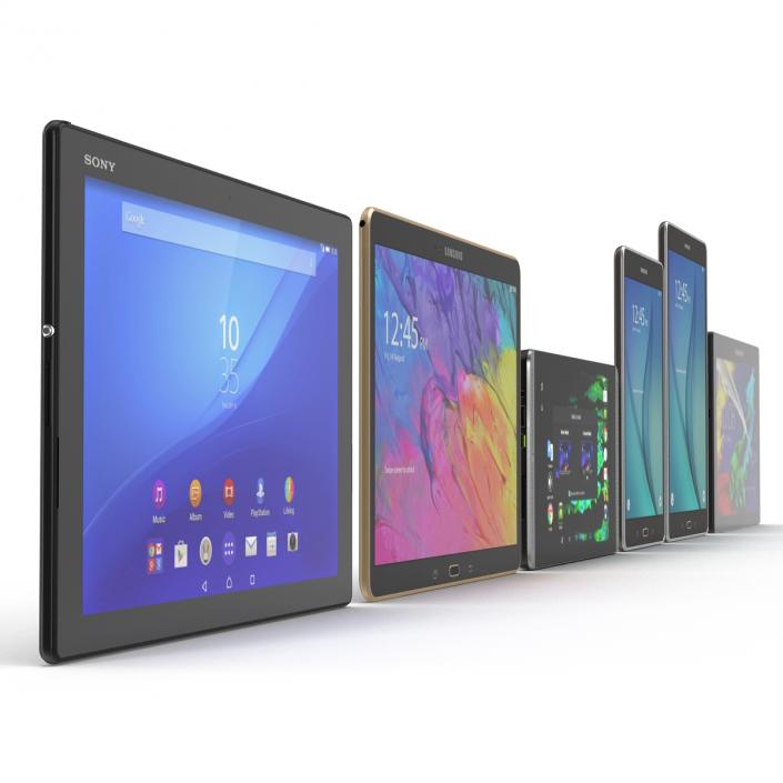 3D Tablets Collection model