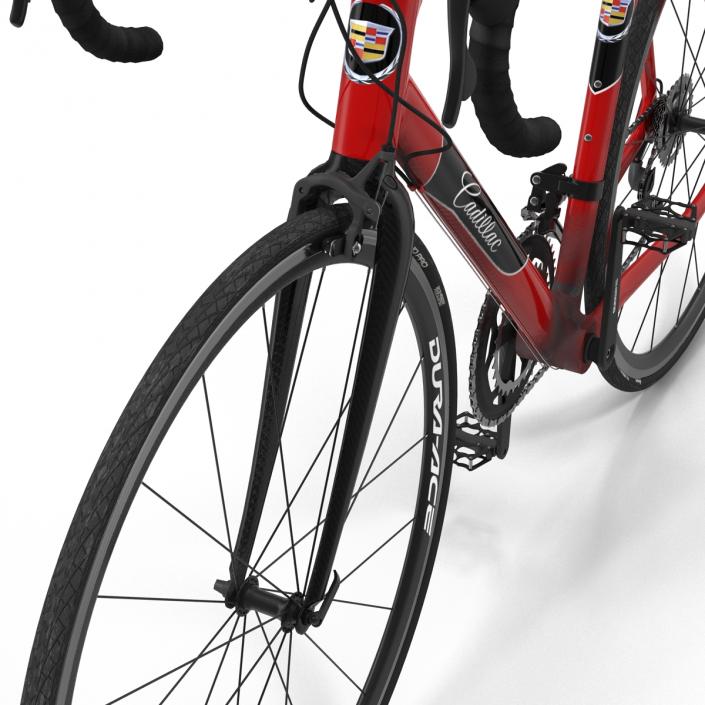 3D model Road Bike Cadillac Rigged