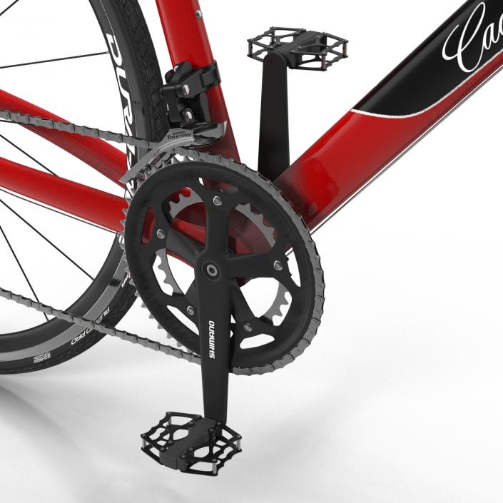 3D model Road Bike Cadillac Rigged