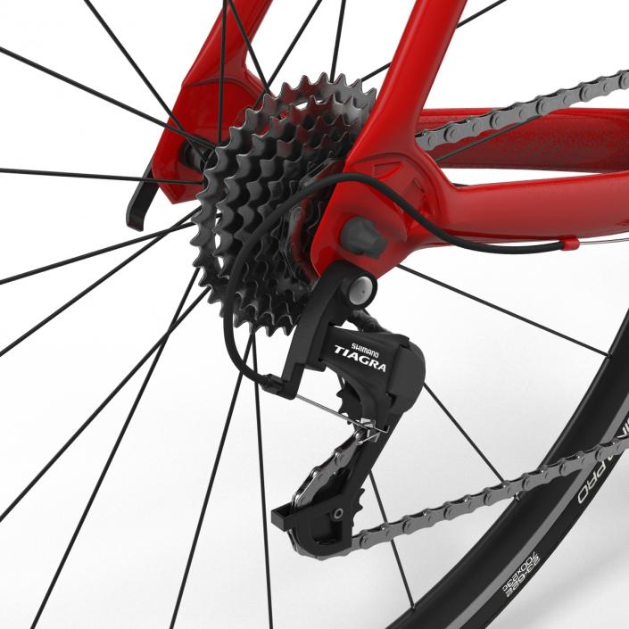 3D model Road Bike Cadillac Rigged