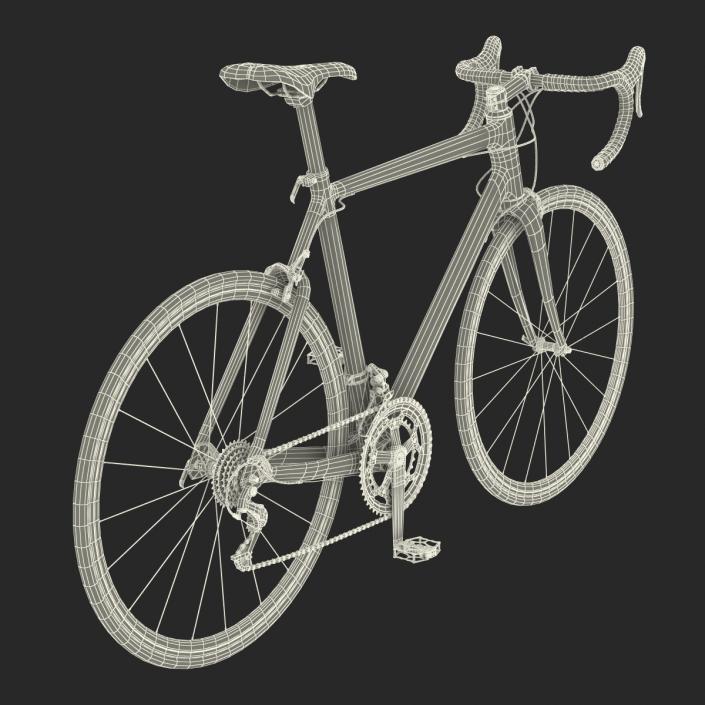 3D model Road Bike Cadillac Rigged