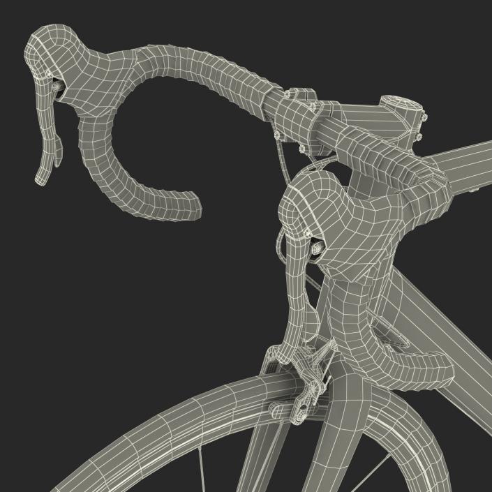 3D model Road Bike Cadillac Rigged