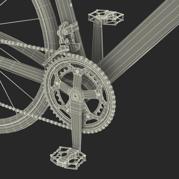 3D model Road Bike Cadillac Rigged