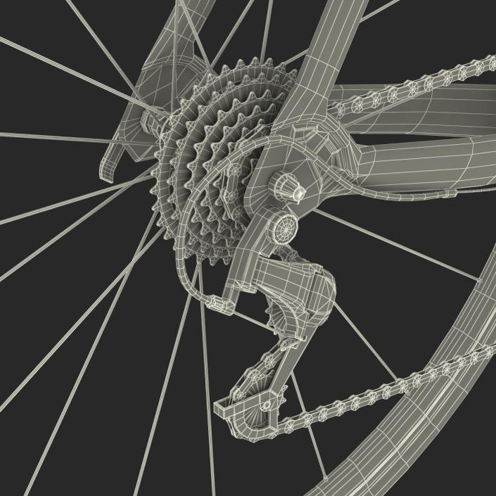 3D model Road Bike Cadillac Rigged