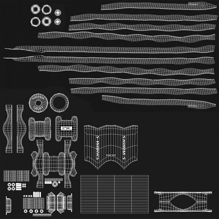 3D Road Bike Cadillac model