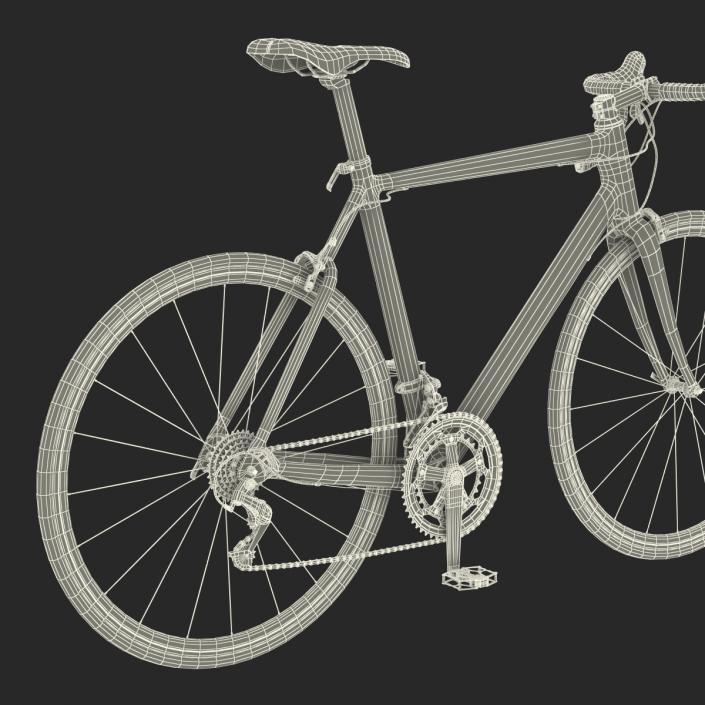 3D Road Bike Cadillac model