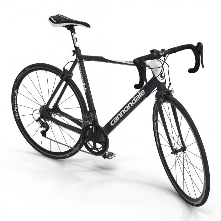 Road Bike Cannondale Rigged 3D