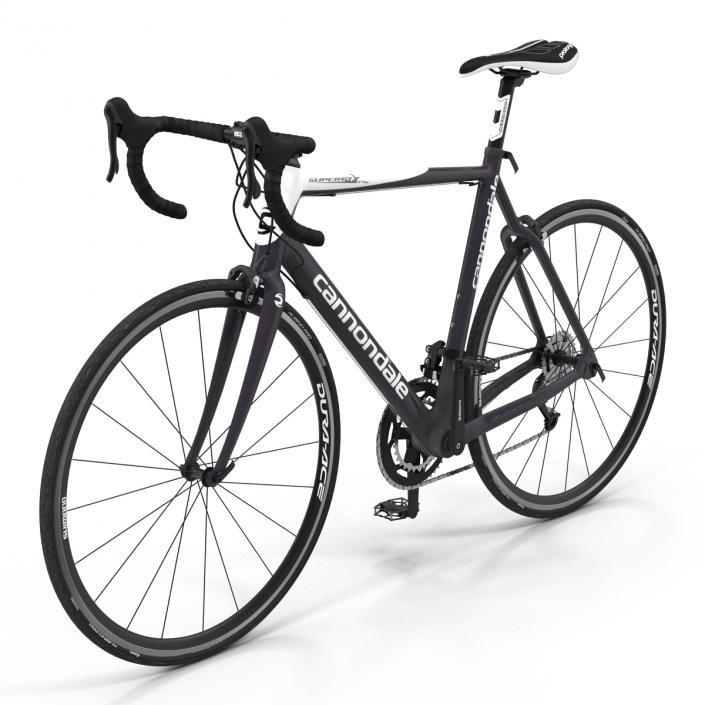 Road Bike Cannondale Rigged 3D