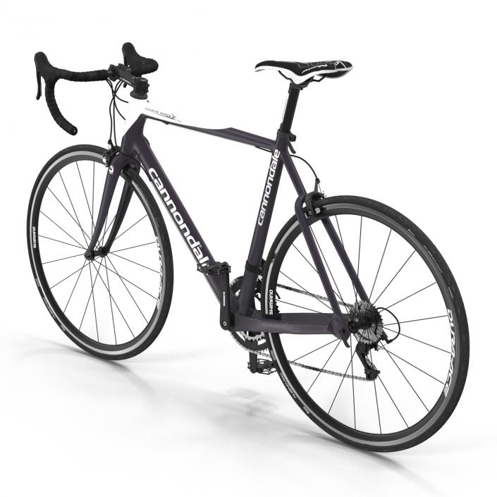 Road Bike Cannondale Rigged 3D