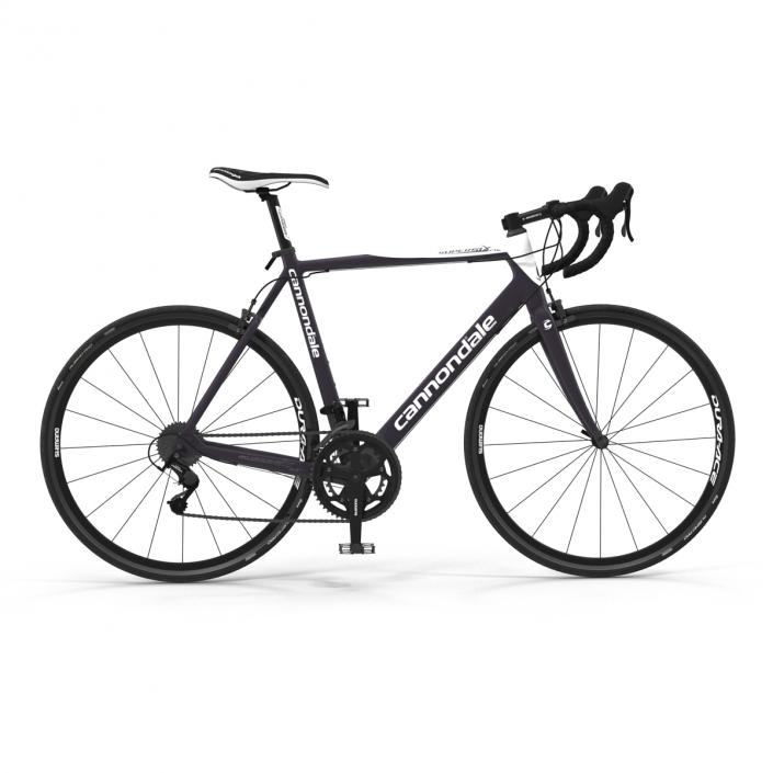 Road Bike Cannondale Rigged 3D