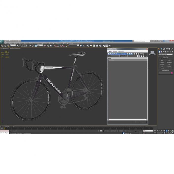 3D model Road Bike Cannondale