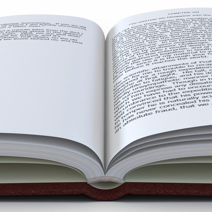 Open Book 3D model