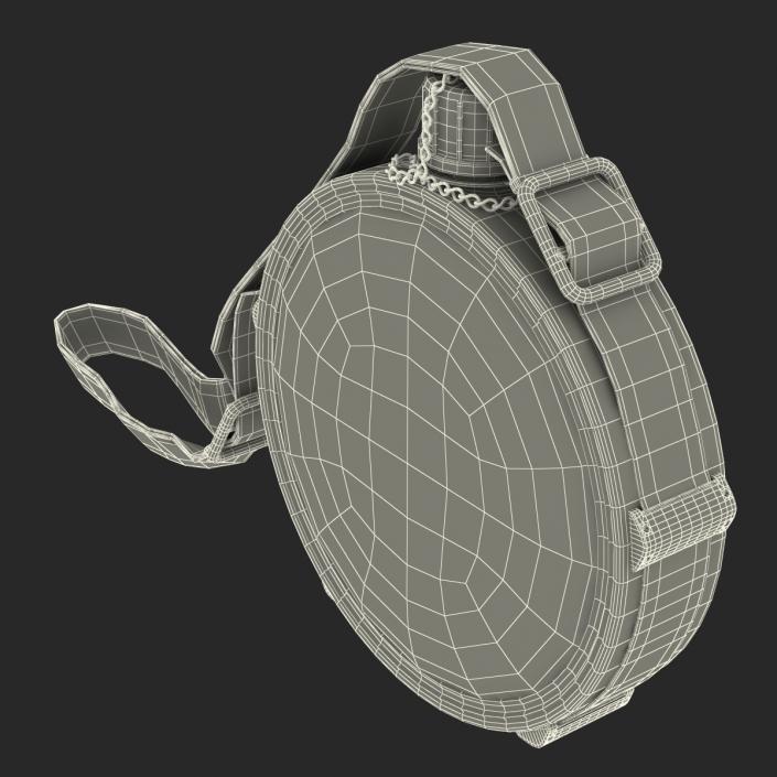 3D model Water Canteen Rigged