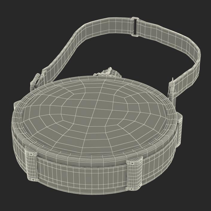 3D model Water Canteen Rigged