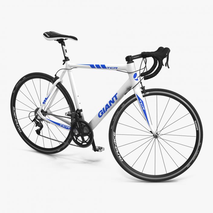 Road Bike Giant Rigged 3D