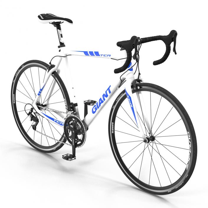 Road Bike Giant Rigged 3D