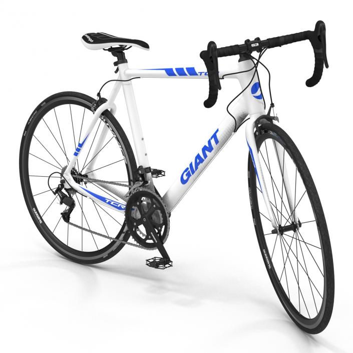 Road Bike Giant Rigged 3D