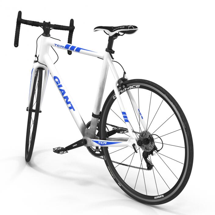 Road Bike Giant Rigged 3D