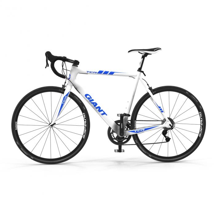 Road Bike Giant Rigged 3D