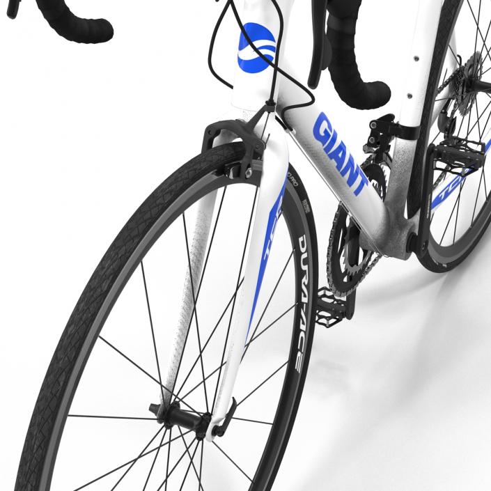 Road Bike Giant Rigged 3D